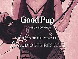 mistress fucks her obedient pup's chastity anal with tail plug creampie