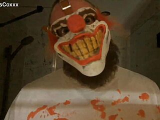 Pissy Clown Redhead Submits in Shower to Dominant Lover Humiliation