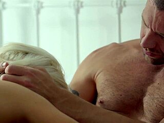 Cum Covered Babe Teases Huge Wet Cock