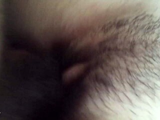 ex-wife's tight pussy stretched wide in intense close up fucking