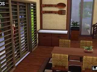 What happens when a neglected wife sneaks next door for neighbor's creampie ride?