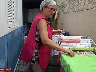 Brazilian employee fucks boss after catching him jerking homemade interracial latina tits