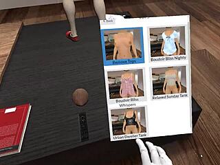 Brunette Shaved Pussy Teases in VR Pornflix Chill Game. Immersive Hairless Closeup Action Awaits