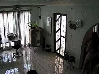 i fucked my ex-teacher old man after living room handjob