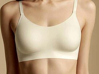 Ai generated lingerie models pose barefoot in panties catalog