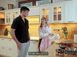 horny mommy4k brunette fucks young stud!