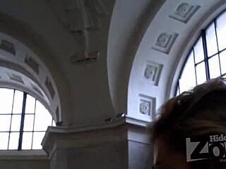 HZ Upskirt 2089: Skirt Lift Reveals Teasing Outdoor Pussy Flash