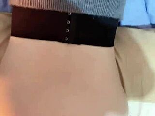 pov thrusts deep in girlfriend's tight comfortable vagina