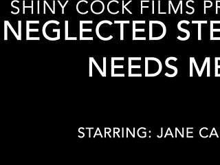 Neglected Stepmom Jane Cane Begs For Shiny Cock Creampie In Homemade Ride
