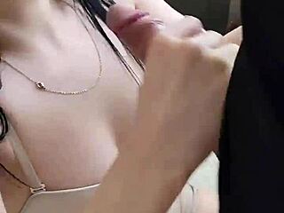 my first deepthroat with colombian petite teen slut 😍💦