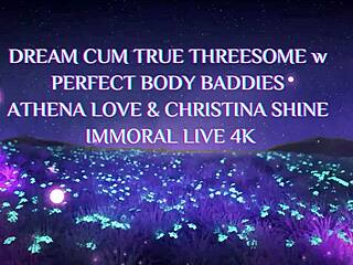 Athena Christina Share Dean Van Damme's Cock Threesome Ride