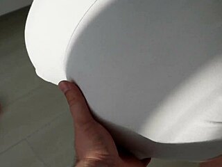 stepmom's workout ruined by horny stepson's rough pussy pounding