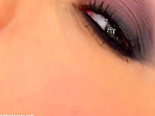 Jordan White Fingers Shaved Pussy to Orgasm in Gonzo Solo