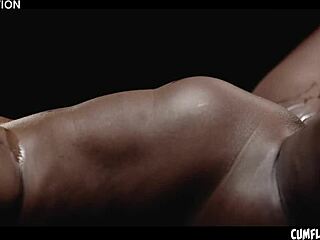 Extreme Interracial Cumflation Fills Zaawaadi's Sexy Black Pussy With Loads