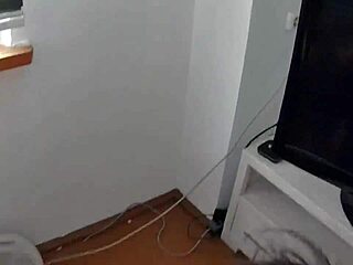 Horny housewife milf blows husband and guest in hot threesome full vid