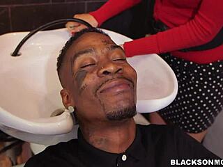 Mature Milf's Black Monster Cock Fantasy at Work