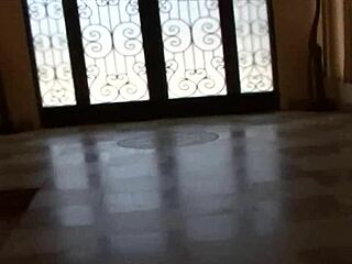 Busty milf in fishnets fucks doggystyle, swallows hot cum load!