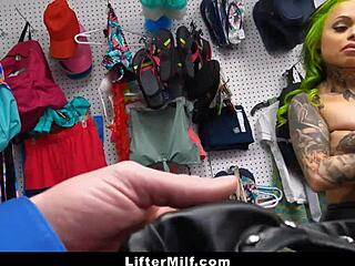 i... uh, had to suck off the officer to get outta trouble after shoplifting, liftermilf