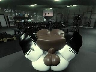 Gym cleared out perfect for slamming roblox bbc deep in slutty pussy and ass