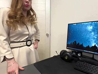 Stepson Catches Russian Stepmom Using Fuck Doll Up Close