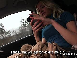 hitchhiker teen fucks huge cock car outdoor reality