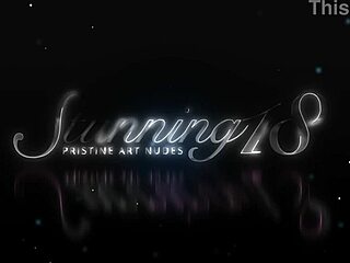 Kinky teen milana barefoot fingers shaved pussy in lingerie