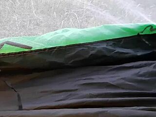 rainy tent passion lesbian licks lead to orgasms