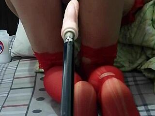 ladyboy yiyi spreads asshole for deep anal toy masturbation