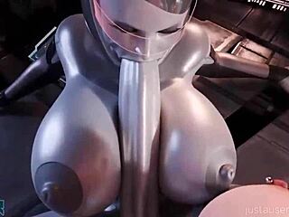 edi slurps commander's massive futanari cock pov