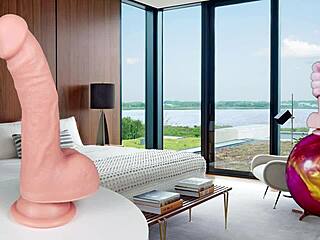 Fukena's Archer Realistic Dual Density Silicone Dildo Stretches Pussy