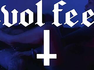 Arachne chokes cocks with feet while her slave licks toes desperately