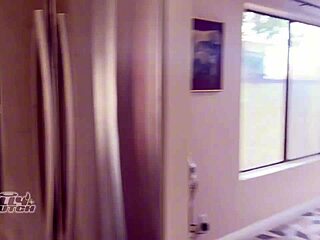 redhead step sis bff tries monster cock with blue eyes beauty