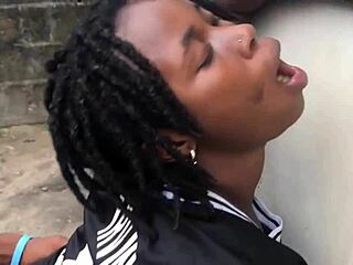 boyfriend fucks my big ass by the well with friends watching