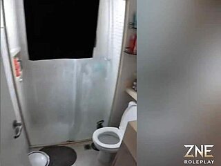 perfect goth gf amberzinha's gopro backstage ass testing