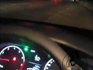 married slut hitches ride with huge cock guy, swallows his load 😏