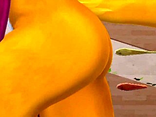 i love renamon's furry stretching workout so much