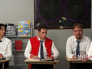 sex ed 101 hands-on lesson for failing students with hot teacher mylflove