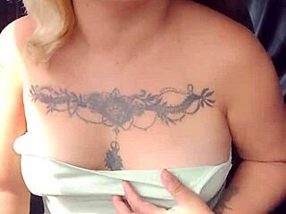 Flashing Panties And Tits On Highway In Car