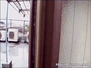 Lusting after his sexy asian stepmom drives him wild