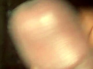 guy strokes his throbbing big cock hard