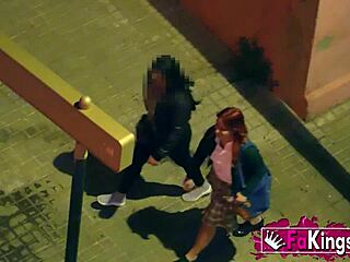 Redhead Teen Needs Stepmom's Help for Rough Outdoor Porn Casting Debut