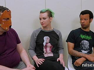 Naughty BDSM kitten's asshole gets hardcore fucked in asylum treatment