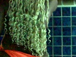 big black cock rips into curvy ebony milf's wet fat pussy quick