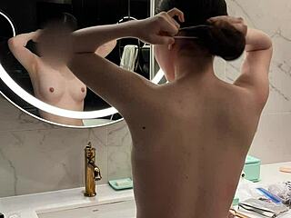 Skinny japanese college girl shows off her cute feet and legs 😍