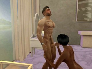 i’m craving hunky sims 4 stud’s monster cock all honeymoon day for wild sex orgasms