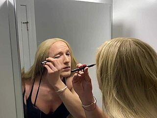 Total Crossdressing Makeover into Seductive Shemale Slut