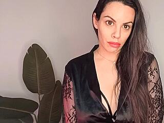 StepMom catches you jerking to her moans spanks over knee