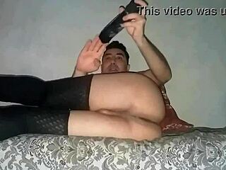 naughty sofi vice sissy anal dildo leggings heels tease