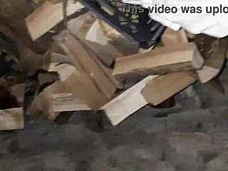 On our date, I fuck her wet mouth hot in abandoned house!