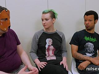 Naughty BDSM kitten's asshole gets hardcore fucked in asylum treatment